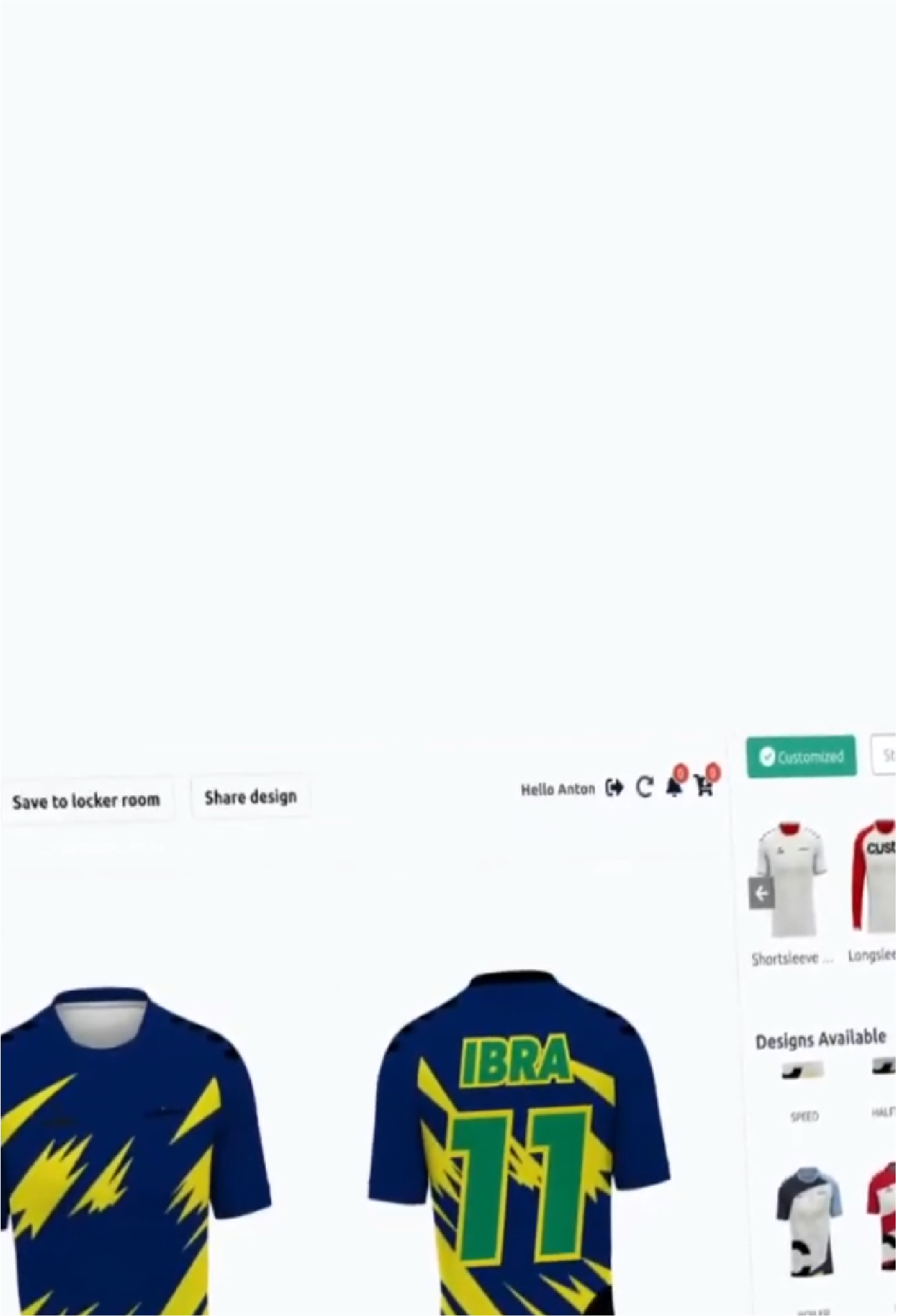 Customizable apparel platformt